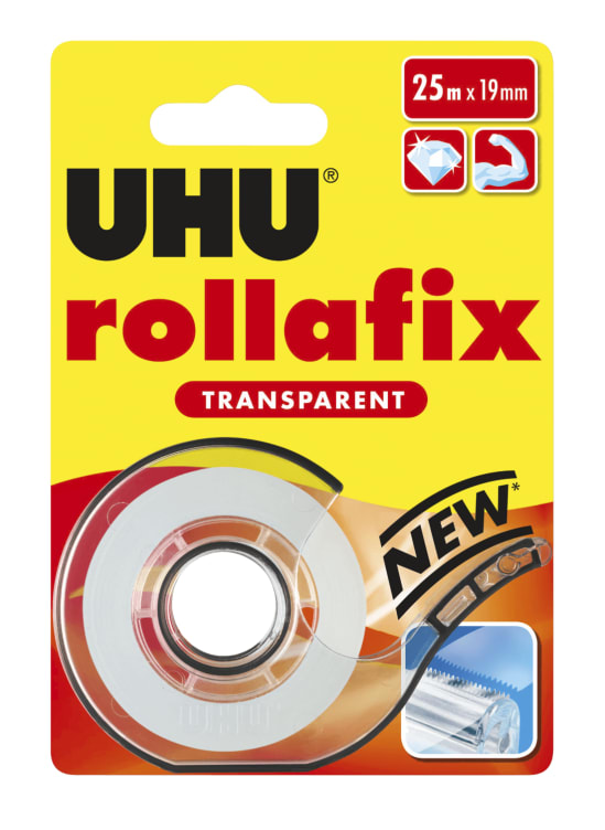 Bilde av Tape Rollafix Transparent 25m Uhu