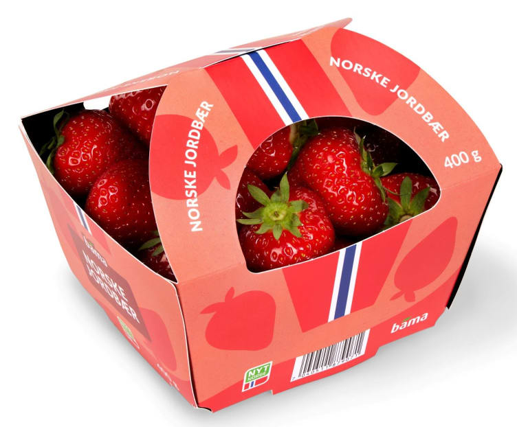 Jordbær Norsk kurv 400g