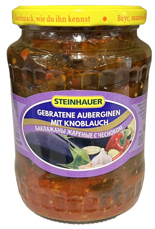 Auberginsalat m/Hvitløk 640g Steinhauer