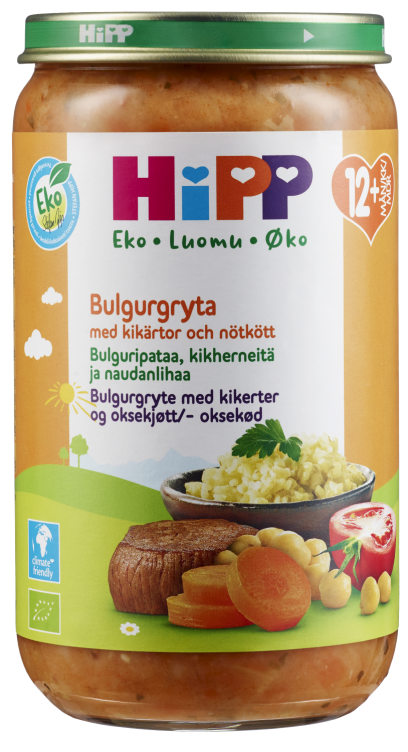 Bulgur m/Biff 12mnd Hipp