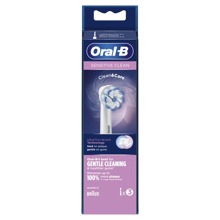 Oral-B Børstehode Sensitive Clean&Care 3pk
