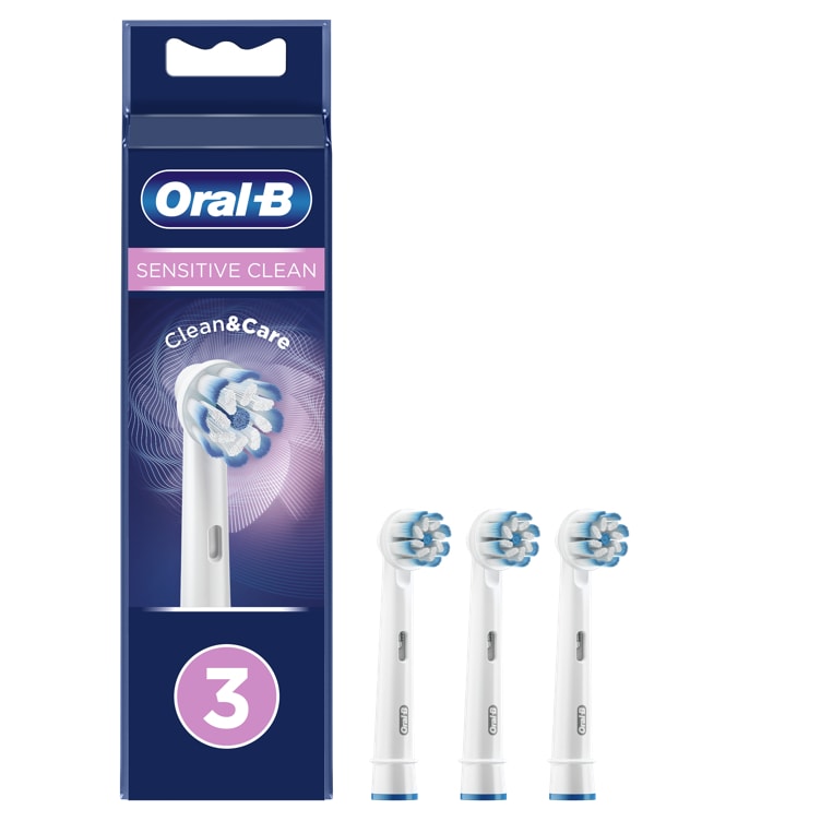 Oral-B Børstehode Sensitive Clean&Care 3pk