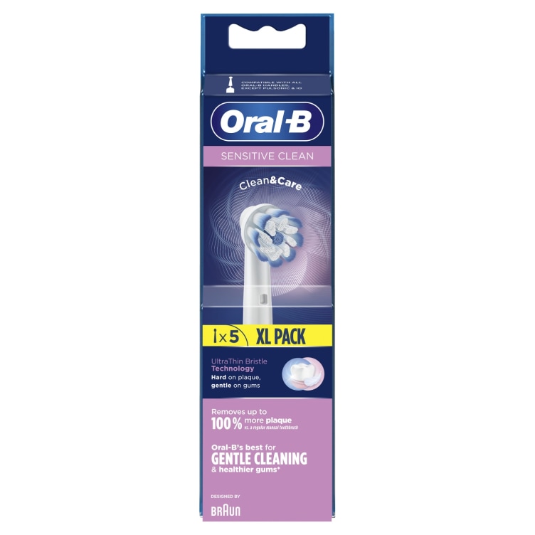 Oral-B Børstehode Refill Sensitive Clean&Care 5stk