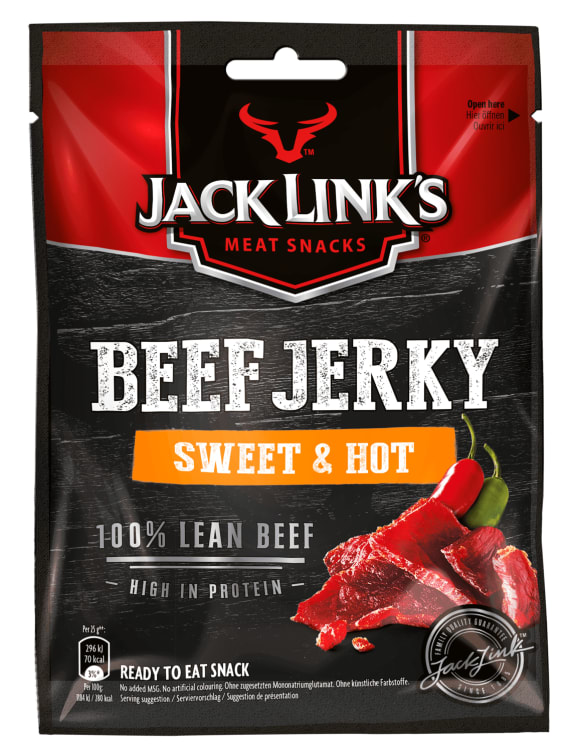 Bilde av Beef Jerky Sweet&Hot 25g Jack Link's