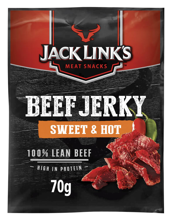 Bilde av Beef Jerky Sweet Hot 70g Jack Link's