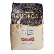 Sjokolade Melk 42 % 5kg Lubeca Coverture