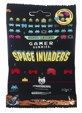 Space Invaders Gamer Gummies 50g Powerbears