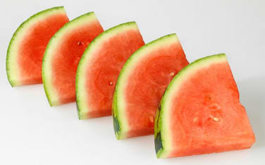 Vannmelon Skivet