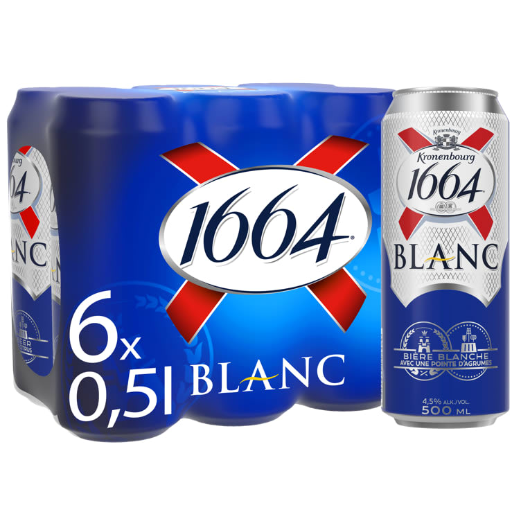 Kronenbourg 1664 Blanc 0,5lx6 boks
