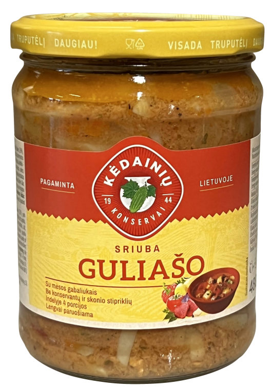 Suppe Gulash Guliaso 480g Kedainiu