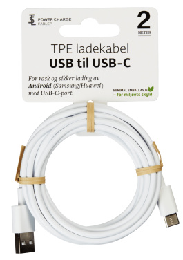 Ladekabel Hvit