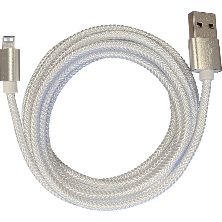 Ladekabel Metallisk Iphone 1m Ladeplugg