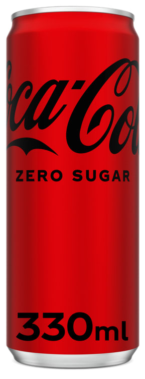 Bilde av Coca-Cola u/Sukker 0,33l boks Sleek