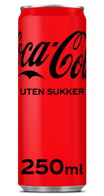 Bilde av Coca-Cola u/Sukker 0,25l boks