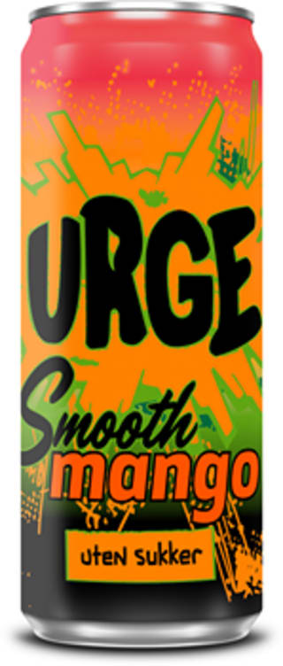 Urge Smooth Mango u/Sukker 0,33l boks