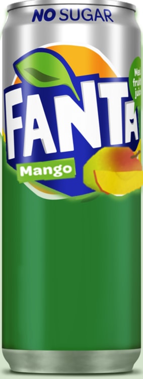 Fanta Mango No Sugar 0,33l boks Sleek