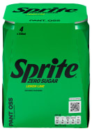 Sprite Zero Sugar 0,33lx4 Bx