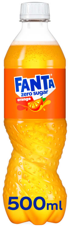 Product Image for Fanta Orange Zero Sugar 0,5l flaske