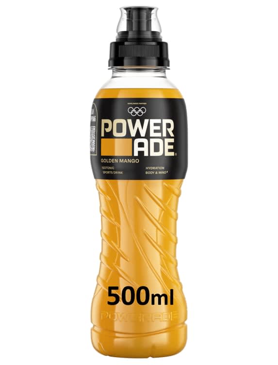 Bilde av Powerade Golden Mango 0,5l flaske