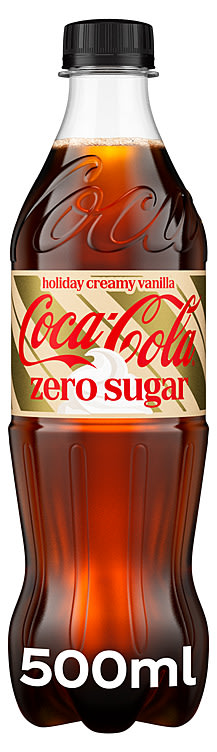 Coca-Cola Zero Creamy Vanilla 0,5l flaske