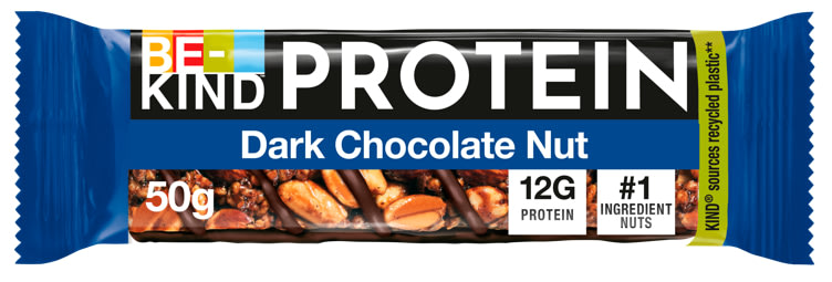 Be-Kind Proteinbar Double Dark Chocolate Nut 50g