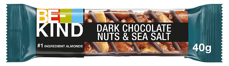 Be-Kind Nøttebar Choco Nuts&Seasalt 40g