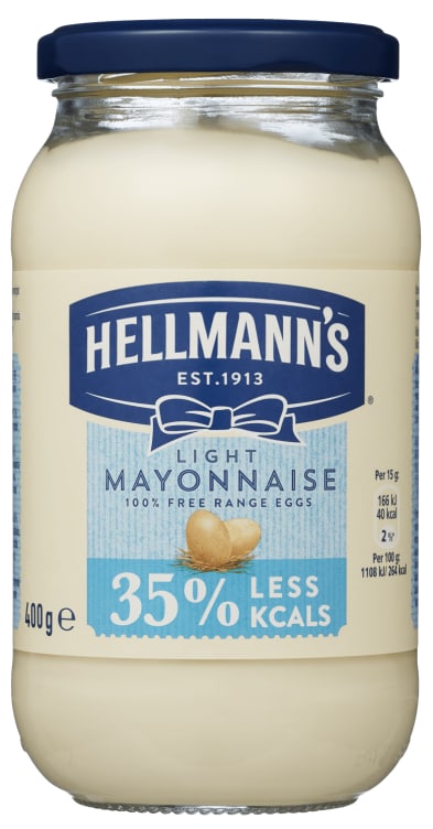 Hellmann's Light Mayonnaise Glass 400g