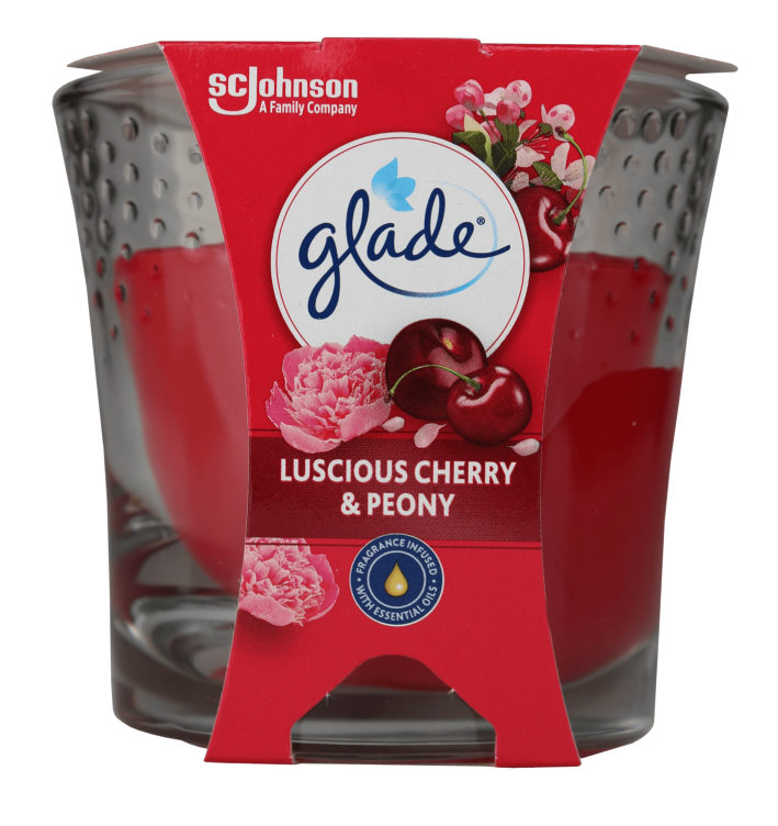 Glade Duftlys Cherry&Peony 112g