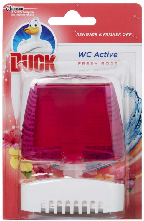 Wc Active Fresh Rose m/Holder 55ml Wc Duck
