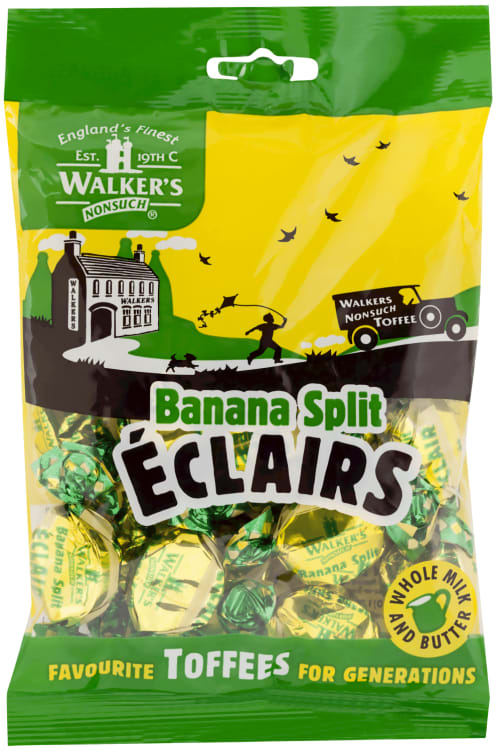 Banana Split Eclairs 150g Walkers