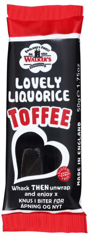 Lakris Toffee Bar 50g Walkers