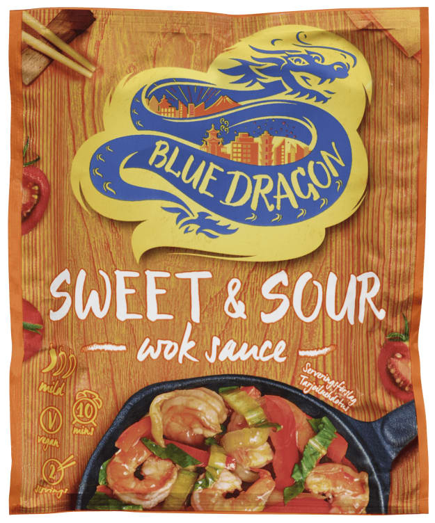 Woksaus Sweet&Sour 120g Blue Dragon