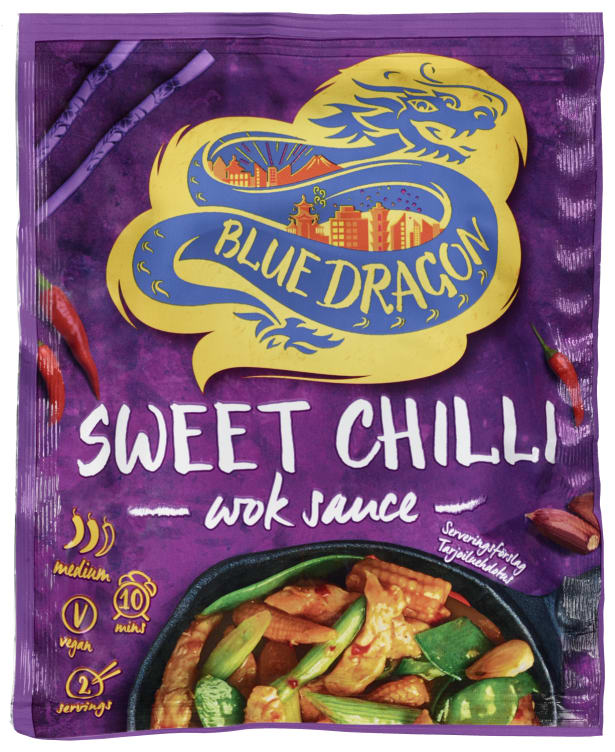 Woksaus Sweet Chili 120g Blue Dragon