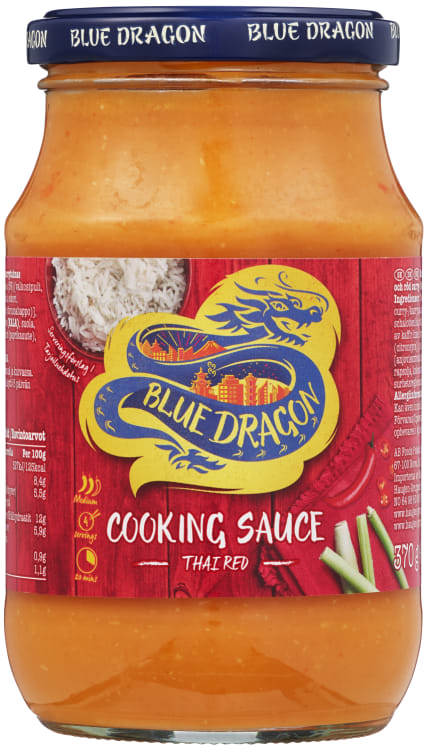 Thai Red Curry Cooking Sauce 370g Blue Dragon