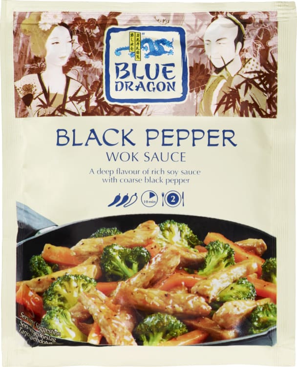 Bilde av Woksauce Black Pepper 120g Blue Dragon