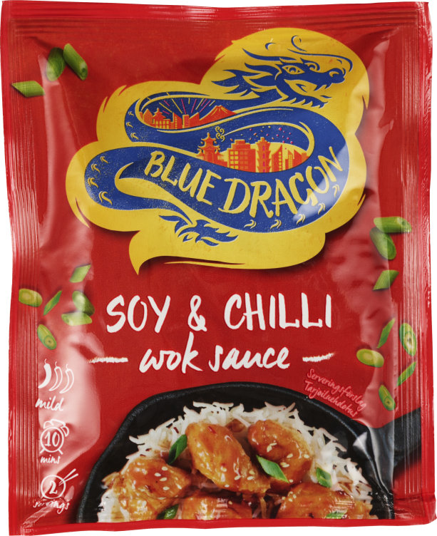 Woksaus Soya&Chilli 120g Blue Dragon