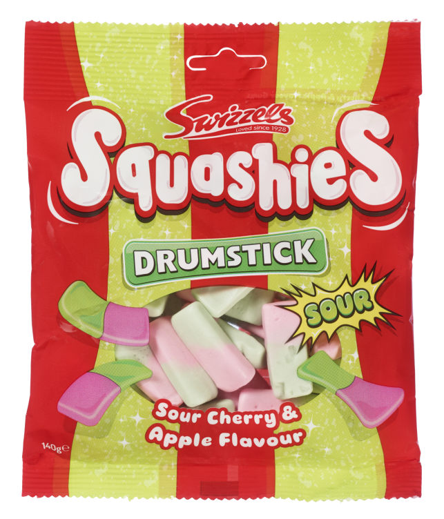 Product Image for Squashies Sour Cherry & Apple 140g Swizzels