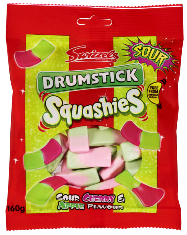 Squashies Sour Apple 160g Swizzels