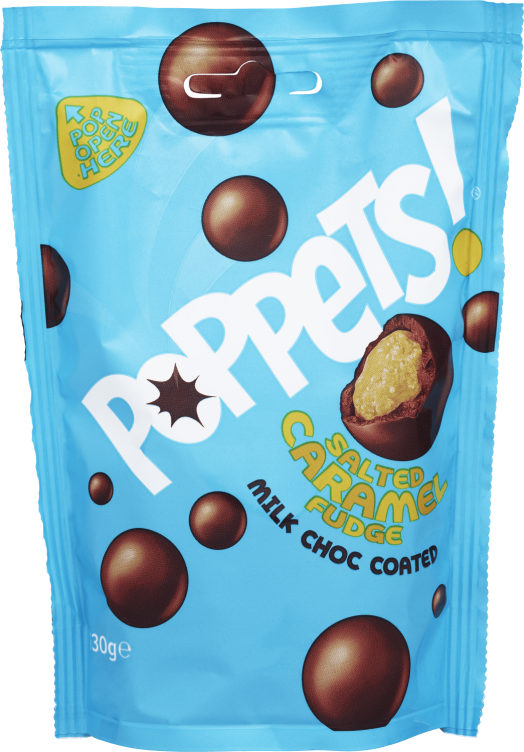Product Image for Poppets! Caramel Salted Sjokoladekuler 130g