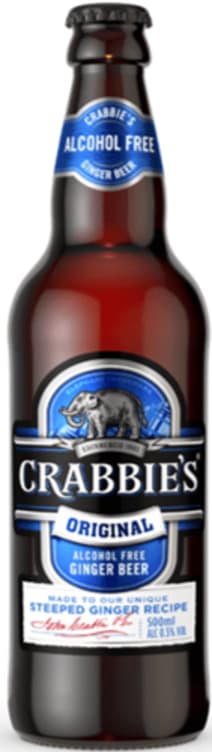 Crabbies Ginger Beer Non Alc 0,5l flaske