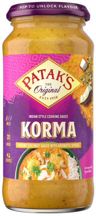 Korma Cooking Sauce 450g Patak's