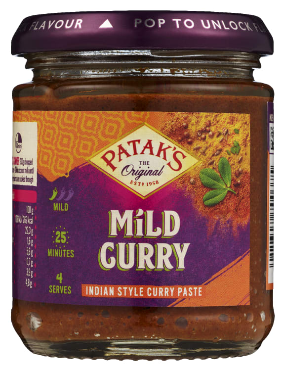 Curry Paste Mild 165g Pataks