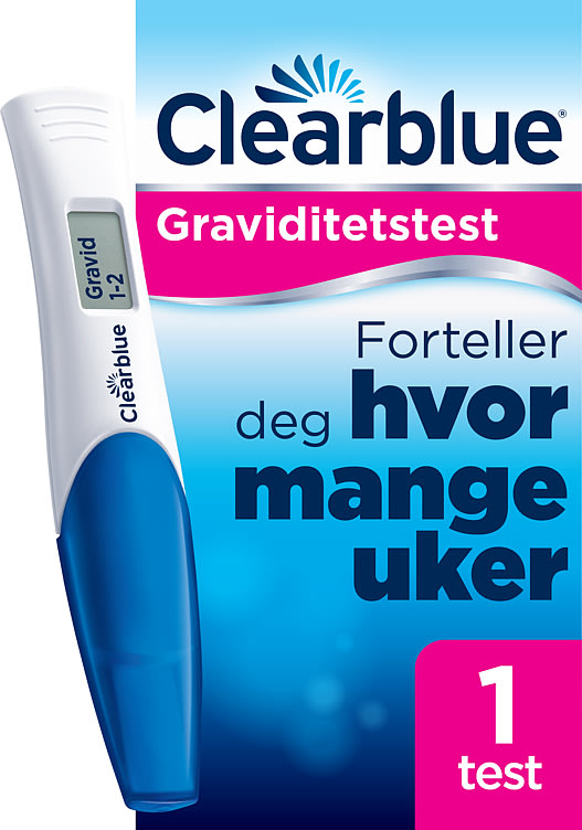 Graviditetstest Digital Week 1stk Clearblue