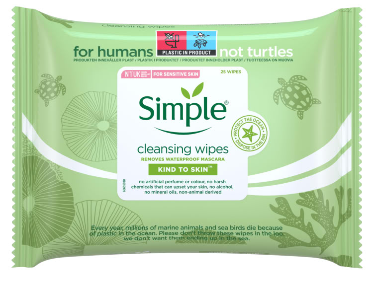 Simple Wipes Facial Cleansing 25stk