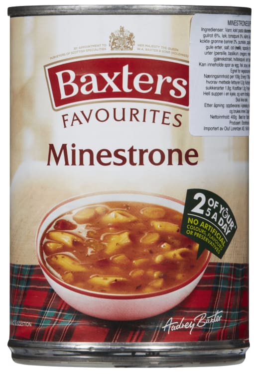 Minestronesuppe 400g Baxters