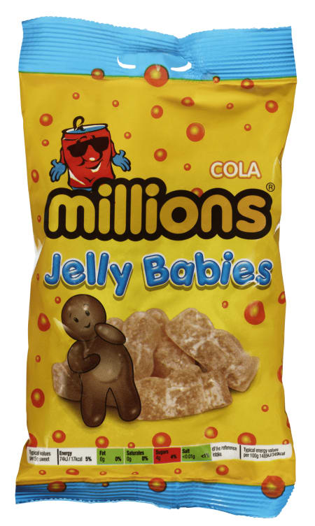 Product Image for Millions Jelly Babies Cola 180g