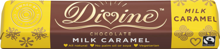 Divine Chocolate Caramel Milk 35g