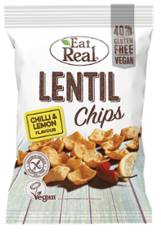 Lentil Chips Chilli&Lemon 40g Eat Real