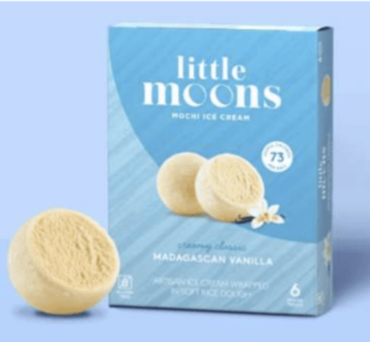 Product Image for Little Moons Ice Cream Vanilla 192g