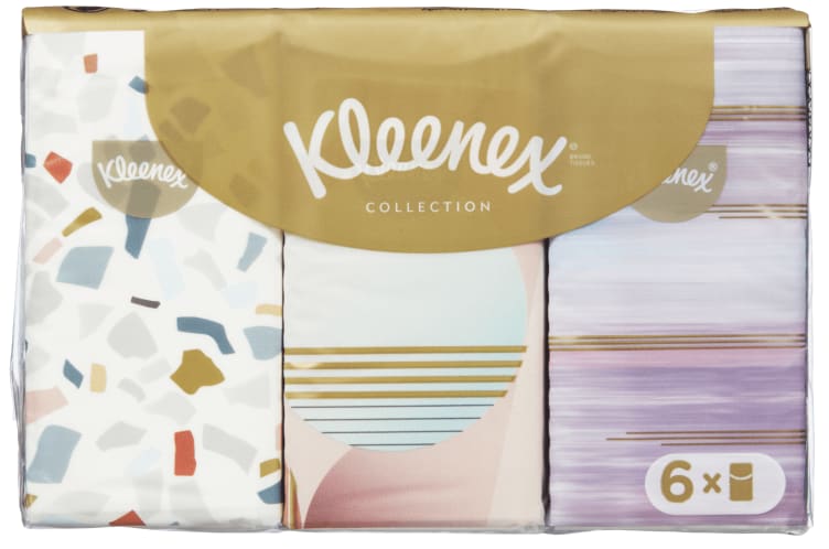 Kleenex Lommetørkle Collection 6pk 54stk